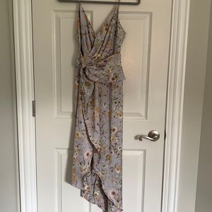 ASTR the Label satin Wrap Dress